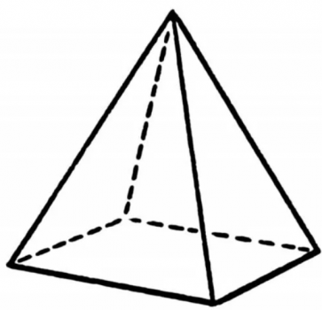 Правильная 8 угольная пирамида